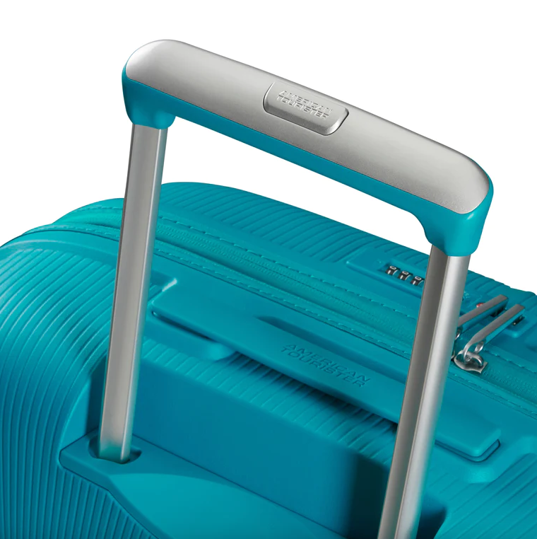 American Tourister StarVibe Medium Expandable Spinner Luggage - 28 Inch Lightweight Suitcase with 360° Spinner Wheels for Travel, Business Trips & Vacations