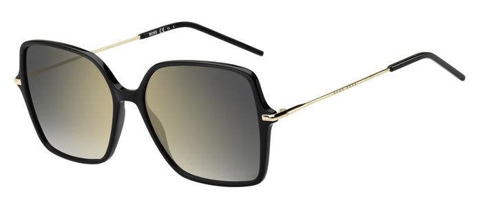 807-BLACK/FQ-GREYSHADEDGOLDMIRROR - BLACK - GREY SHADED GOLD MIRROR