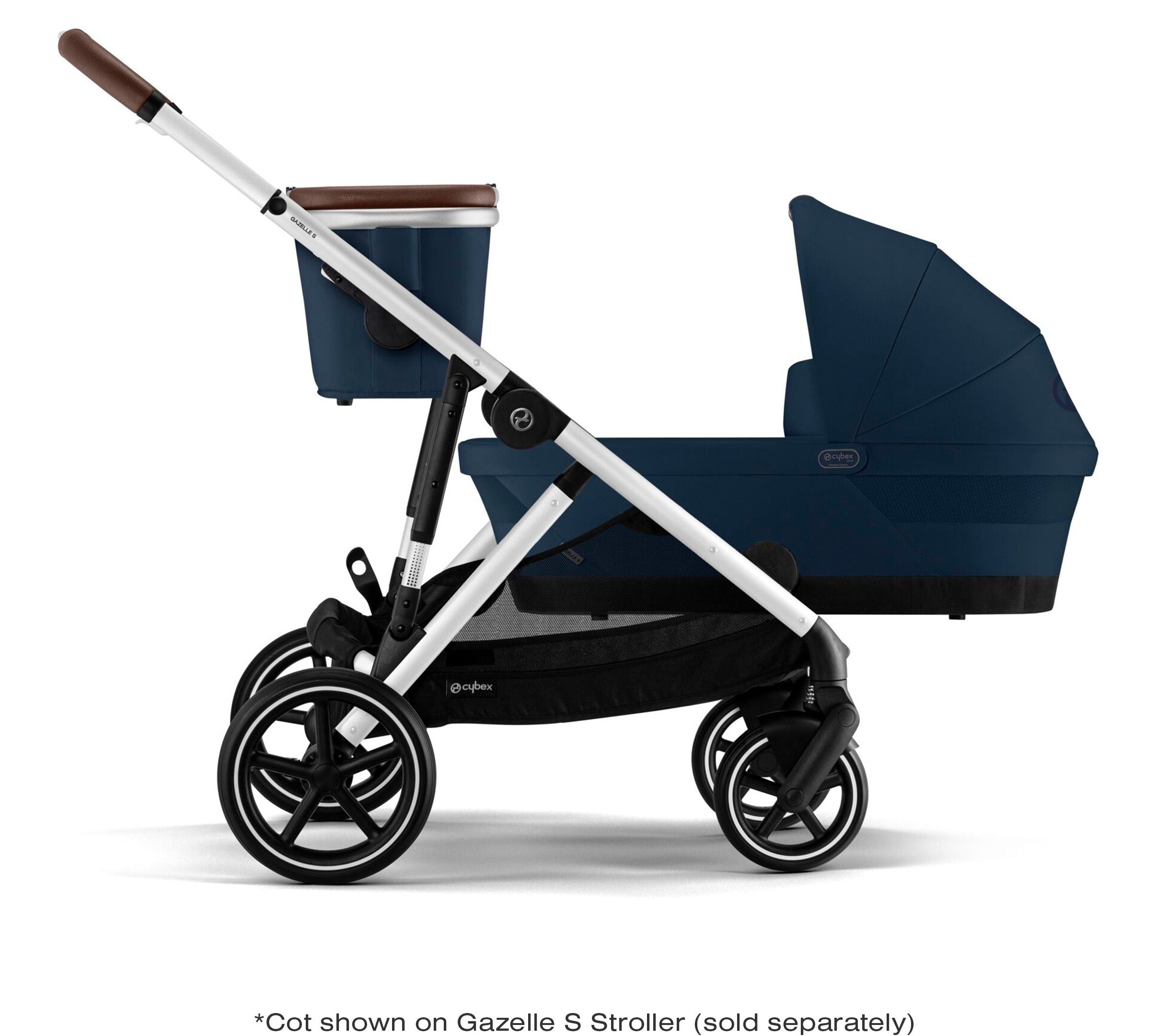Cybex e Gazelle & Gazelle S Baby Crib - Portable & Lightweight Travel Cot for Infants & Toddlers - Perfect for Home, Travel & Nursery Use