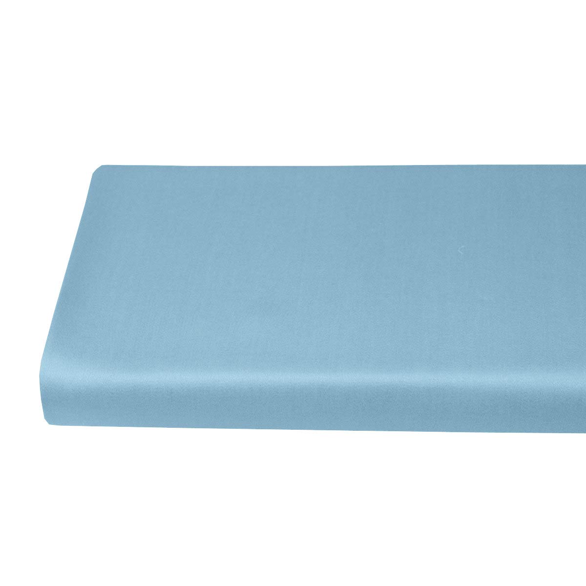 Royal Hotel Bamboo Viscose Fitted Sheet - Hypoallergenic, Cool & Breathable, Silky Soft 100% Bamboo-Derived Viscose - Queen Size, Blue | Perfect for Hot Sleepers & Allergy Sufferers