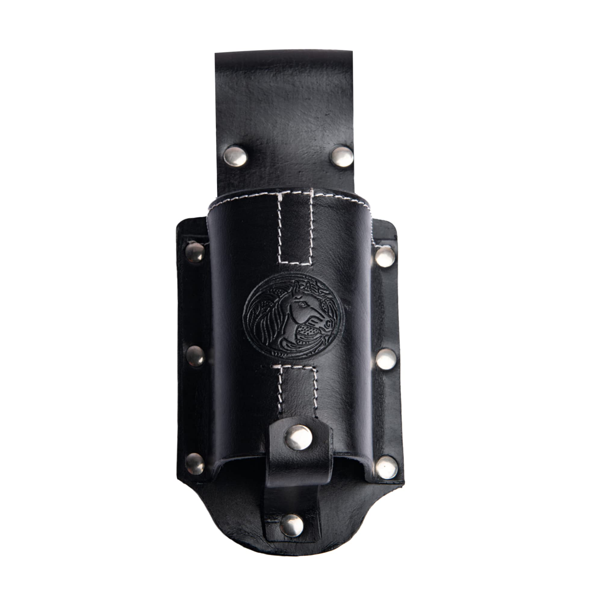 Premium Full Grain Buffalo Leather Beer Holster for Men - Durable Travel & Outdoor Drink Holder - Perfect for Camping, Hiking, BBQs and Parties