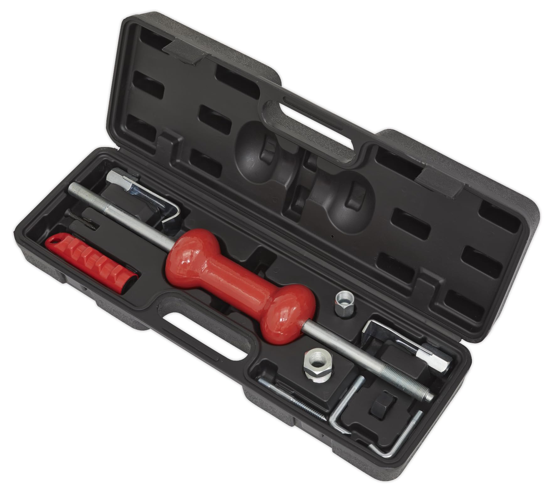 Sealey DP935B 9-Piece Slide Hammer Puller Kit for Automotive Repair - Perfect for Dent Removal, Bearing Extraction & Bodywork