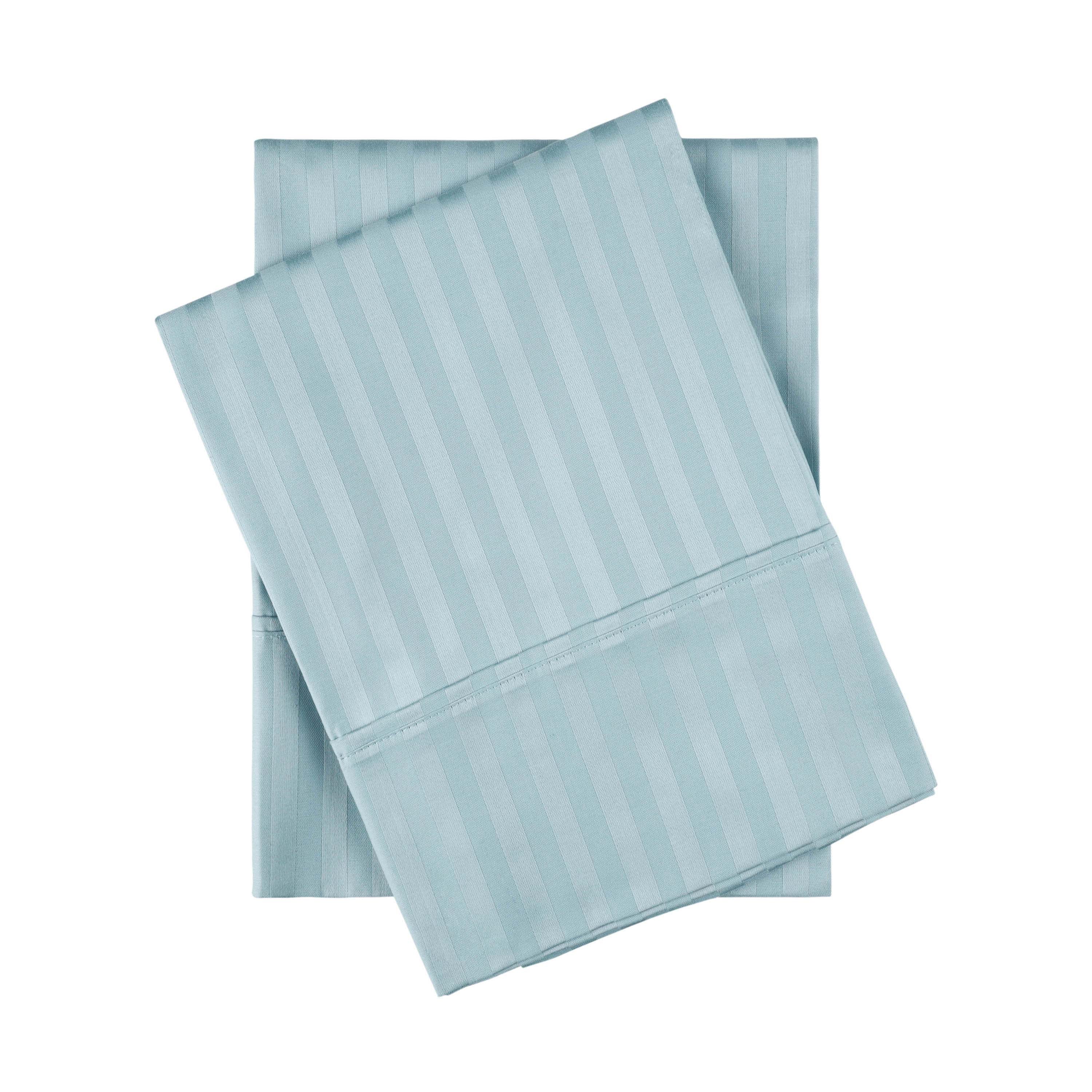 Premium 400 Thread Count Egyptian Cotton Pillowcase Set of 2 - Soft & Breathable Bedding for Side Sleepers, Hotel Luxury Feel - Perfect for Master Bedroom, Guest Room & Travel