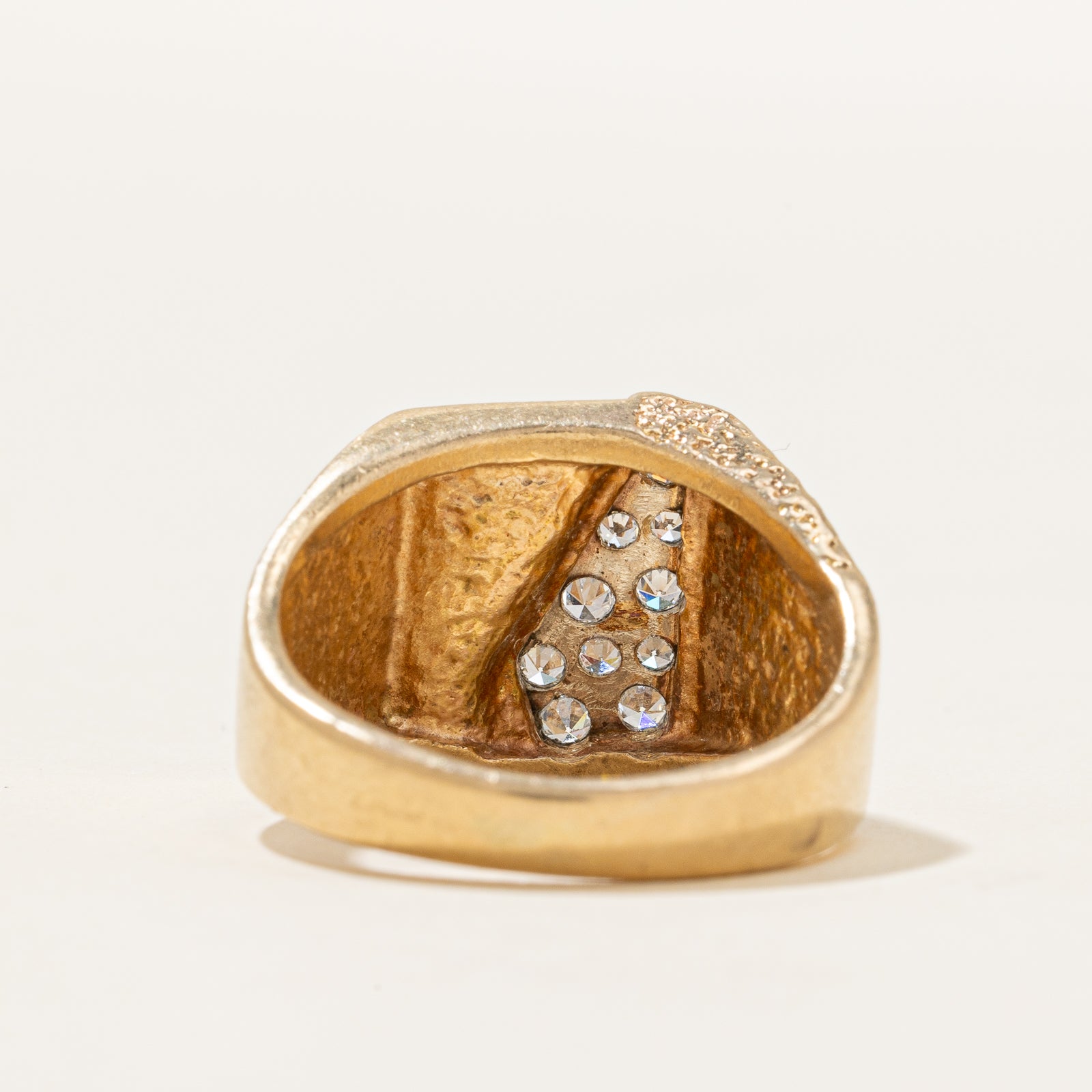 0.21ctw Diamond Cocktail Ring for Women - Size 7.75 | Elegant Statement Jewelry for Parties, Weddings & Special Occasions