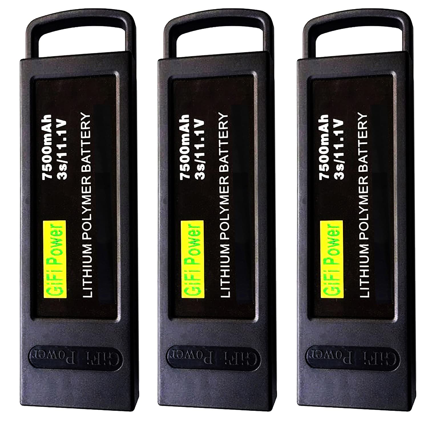 MaximalPower 3-in-1 LiPo Battery Balance Charger for Yuneec Q500 Drone - Fast Simultaneous Charging with Plug-and-Play Function (Includes Charger & 3X 7500mAh Batteries) | Perfect for Aerial Photography, Drone Racing, and Professional UAV Operations