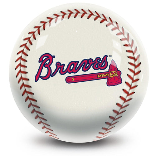 MLB Atlanta Braves Bowling Ball - Official Licensed MLB Merchandise for Bowling Enthusiasts | Perfect for League Play, Tournaments & Gifts