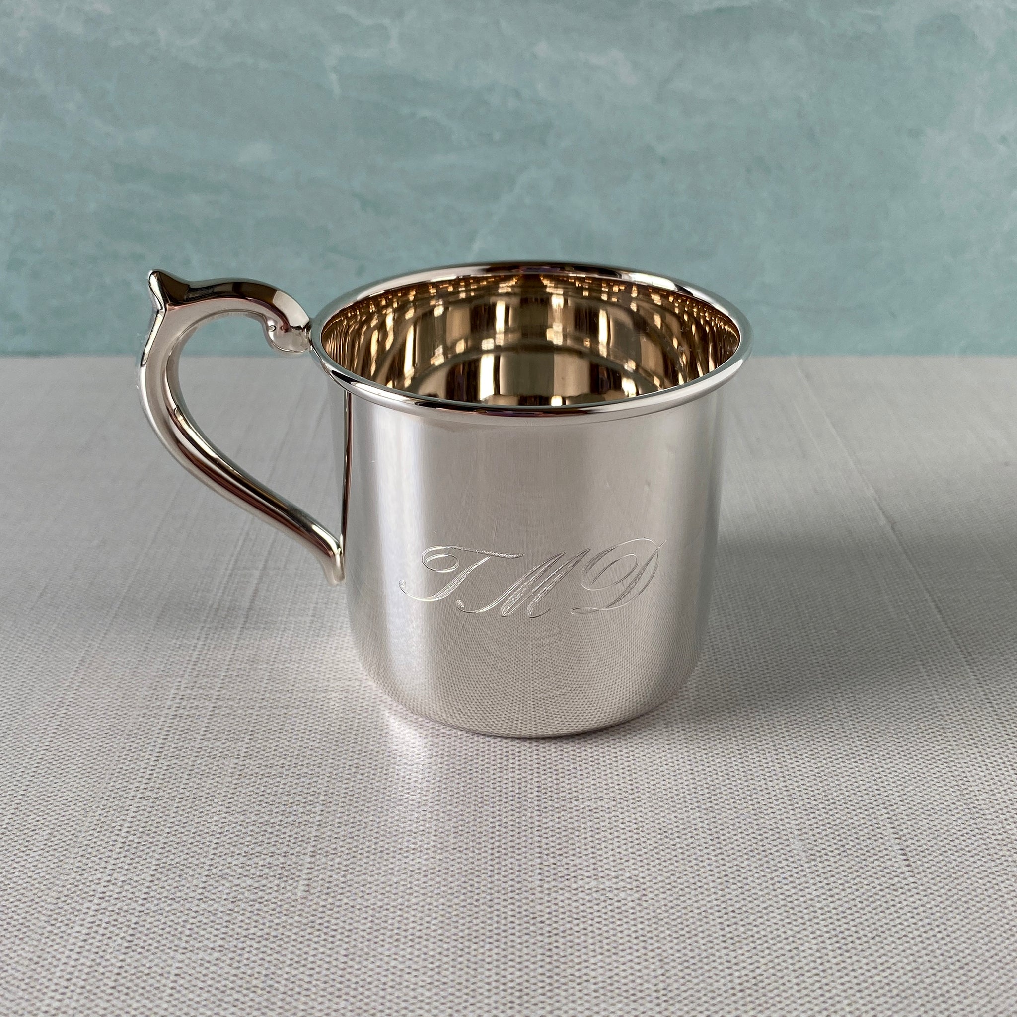Sterling Silver Traditional Baby Cup - Engraved Christening Gift for Newborns, Baptism, First Birthday - Perfect for Baby Showers, Keepsakes & Special Occasions