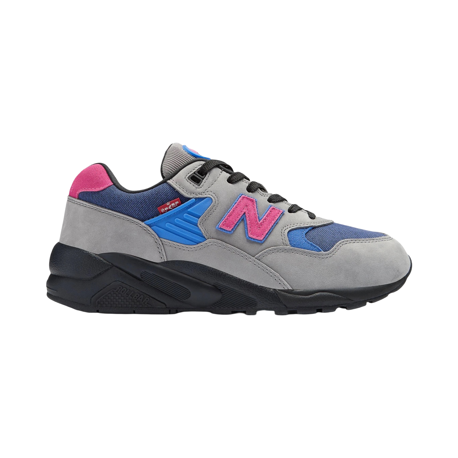 New Balance 580 x Levi's Dark Grey Men's Sneakers - Retro Running Shoes for Casual Wear & Street Style Fashion