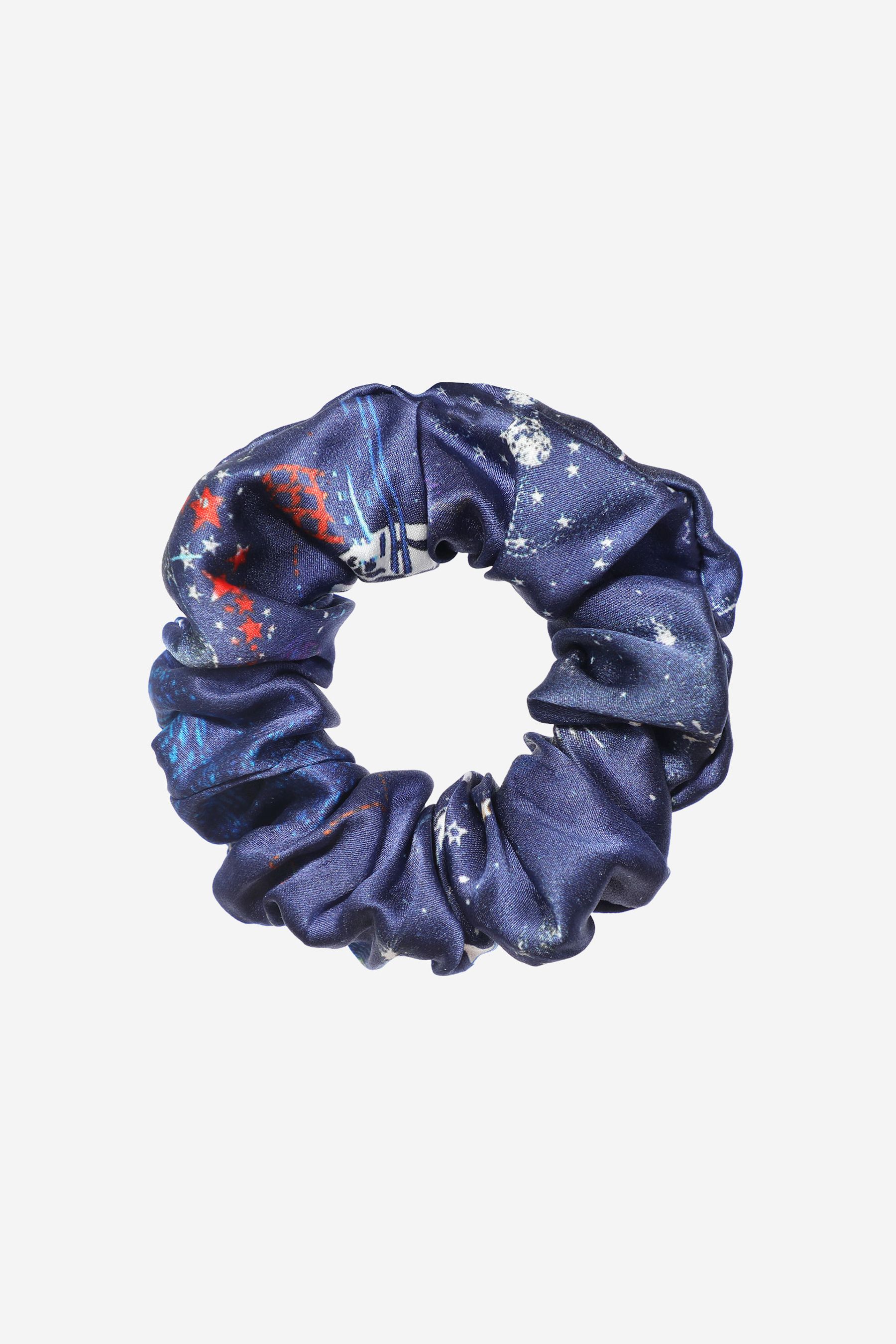 Silk Hair Scrunchies for Women - Soft Floral Hair Ties for Ponytails, Buns & Braids - Elegant Hair Accessories for Everyday, Work & Special Occasions