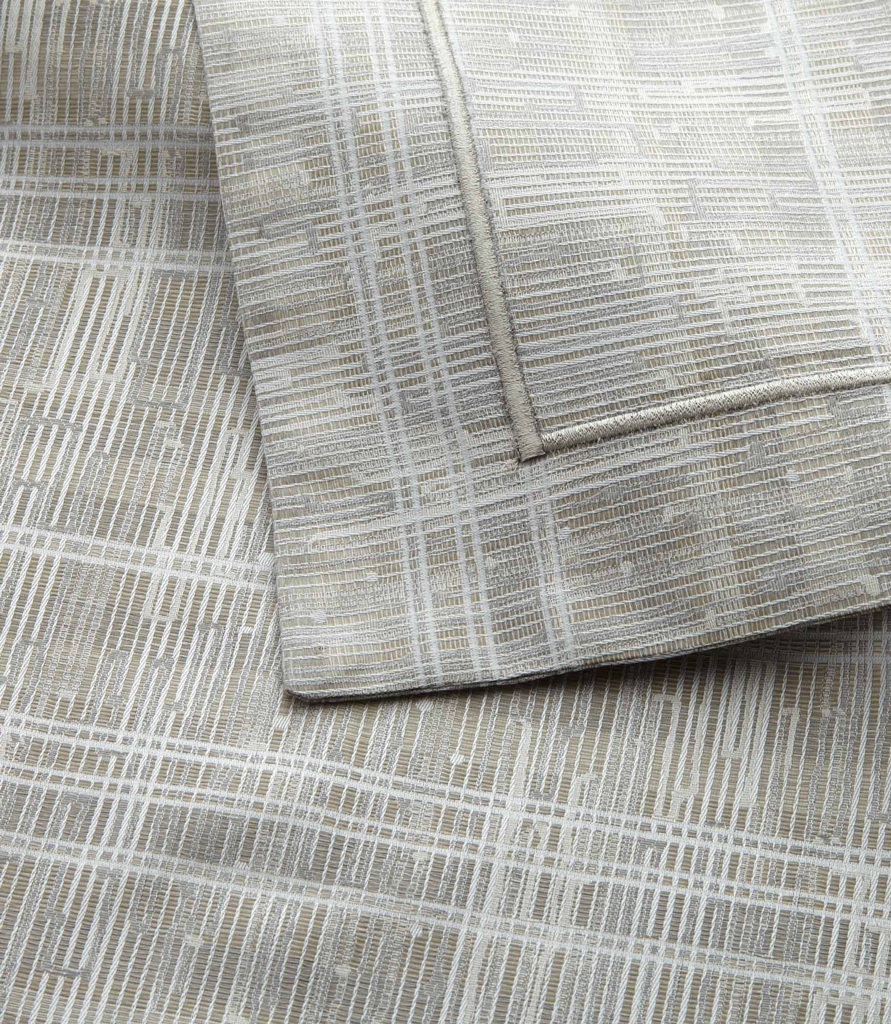 Biagio Jacquard Sham Pillowcase Set - Luxury 100% Cotton Decorative Pillow Cover for Bedroom & Living Room - Perfect for Home Decor, Sofa, Couch, and Guest Room
