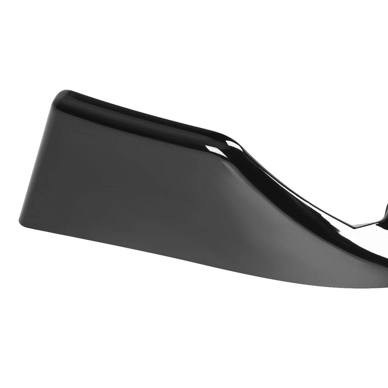2019-2021 Mercedes Benz W205 C Class Front Bumper Lip - Glossy Black Polypropylene 3PC Splitter | Enhance Sporty Look & Aerodynamics for C300, C43 AMG Models