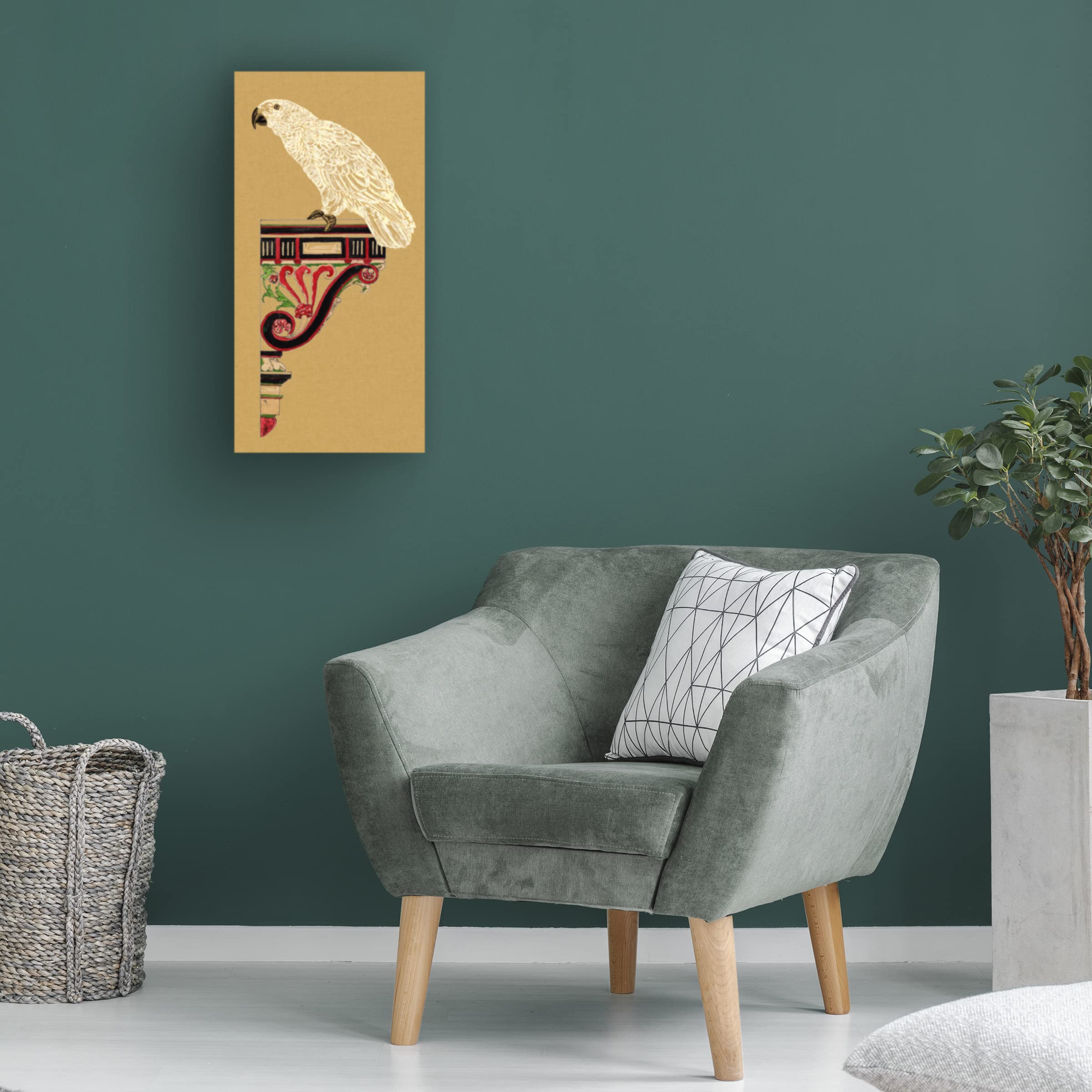 Trademark Fine Art 'Bird Impression IV' Canvas Wall Art by Melissa Wang - Stunning Home & Office Décor for Living Room, Bedroom, or Gallery Display