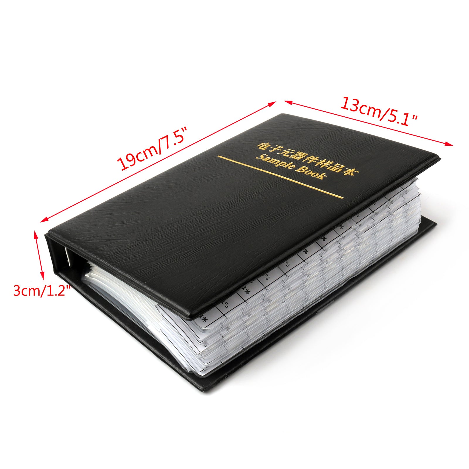 1% SMD Chip Resistor Kit - 170 Values (0201 0805 1206 0402 0603) with Capacitor Sample Book - Perfect for Electronics Repair, DIY Projects & Circuit Prototyping