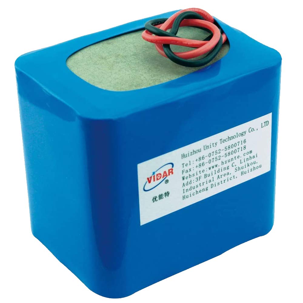 VIDAR 12V 13600mAh Rechargeable Lithium Ion Battery Pack - High Capacity Li-ion Battery for Electronics, Toys, LED Lighting & Power Equipment | Perfect for Emergency Power, Outdoor Activities & DIY Projects