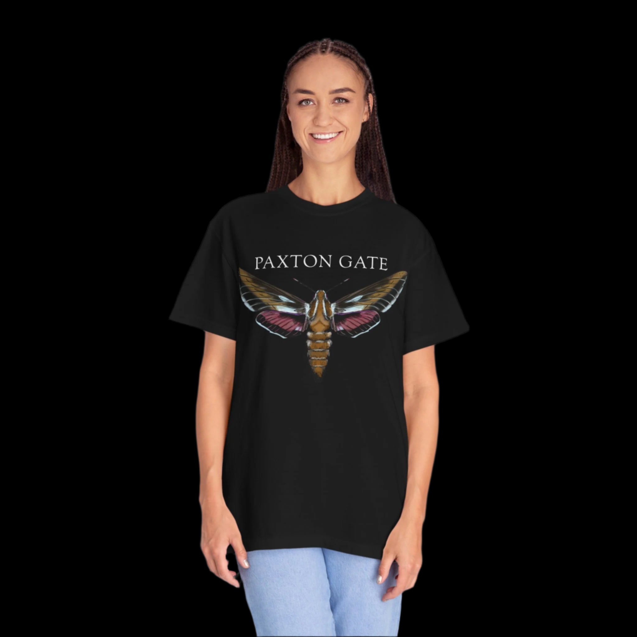 Unisex Paxton Gate Sphingidae Moth Graphic T-Shirt by Kris Struble - Perfect for Nature Lovers & Entomology Enthusiasts