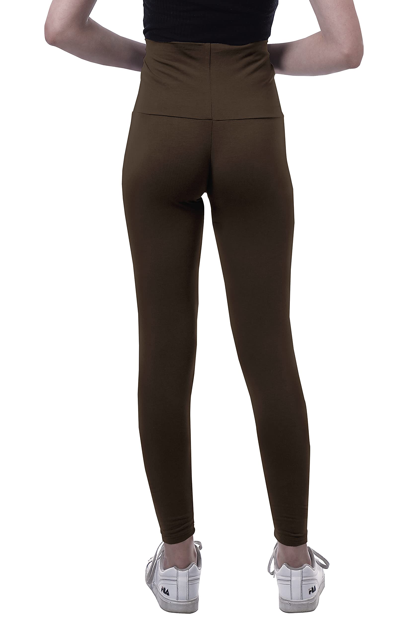 High Waisted Yoga Pants for Women - Corset Style Workout Leggings | Moomaya Trendy Fitness Wear for Yoga, Gym & Running