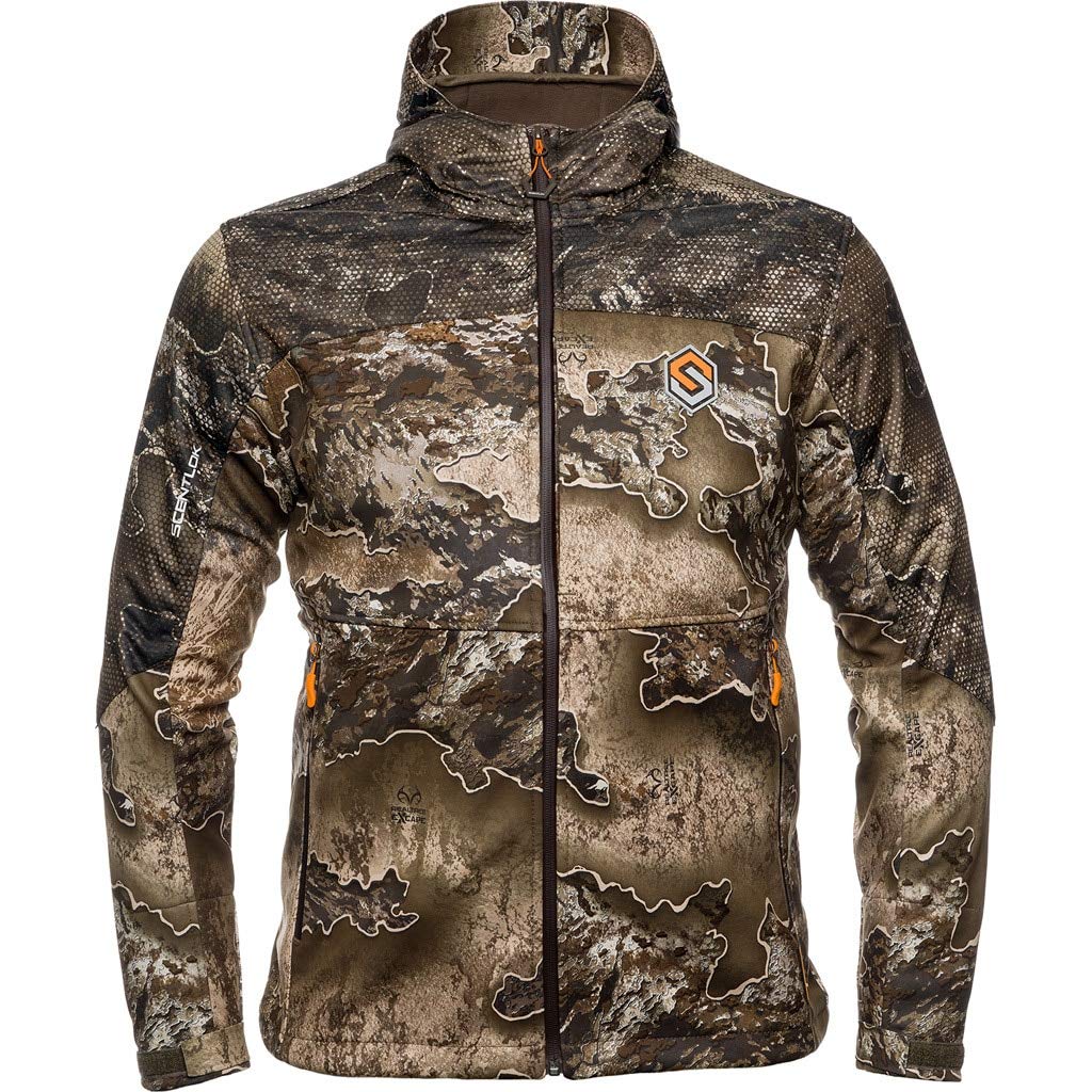 Scentlok Full Season Odor Control Water Resistant Insulated Camo Hunting Jacket for Men - Warm Camouflage Outerwear for Deer, Duck & Turkey Hunting in Cold Weather
