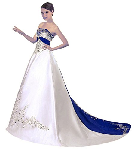 Ivory & Royal Blue