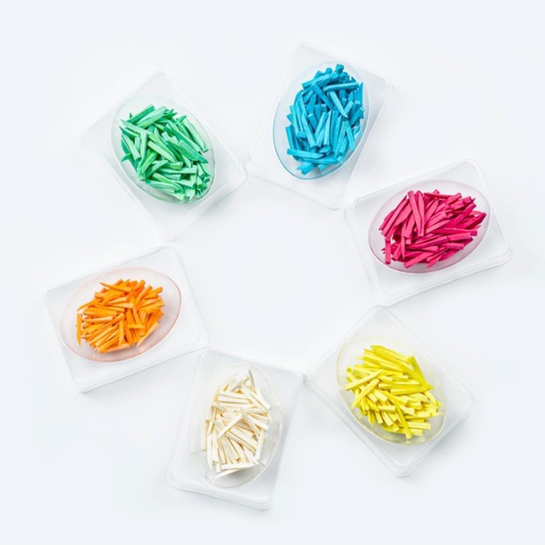400PCs Dental Grade Assorted Wooden Wedges | Professional Interdental & Interproximal Wedges for Teeth Restoration | Disposable Dental Wedges for Fillings, Crowns & Bridges | Dentist-Approved for Secure & Comfortable Dental Procedures