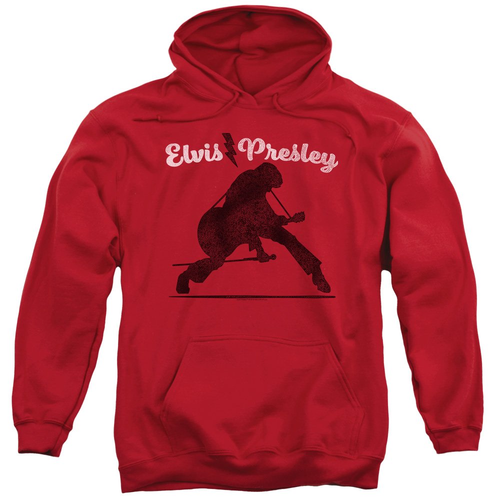 Elvis Presley Vintage Men's Pullover Hoodie - Retro Music Icon Graphic Sweatshirt for Casual Wear & Concerts