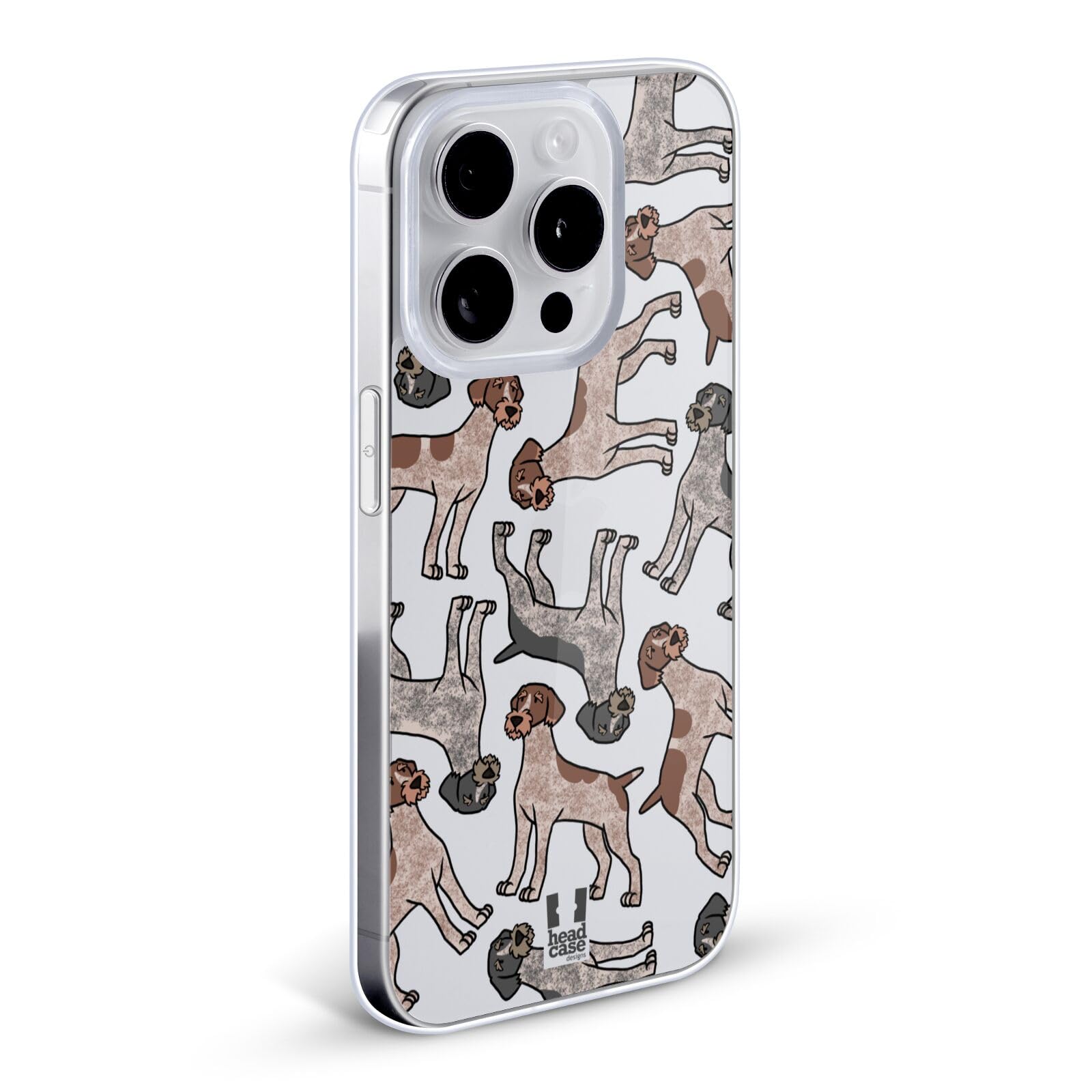 German Wirehaired Pointer Dog Breed Soft Gel Case for Apple iPhone 11 Pro Max - Durable Protective Phone Cover with Unique Dog Pattern - Perfect for Dog Lovers, Outdoor Adventures and Daily Use