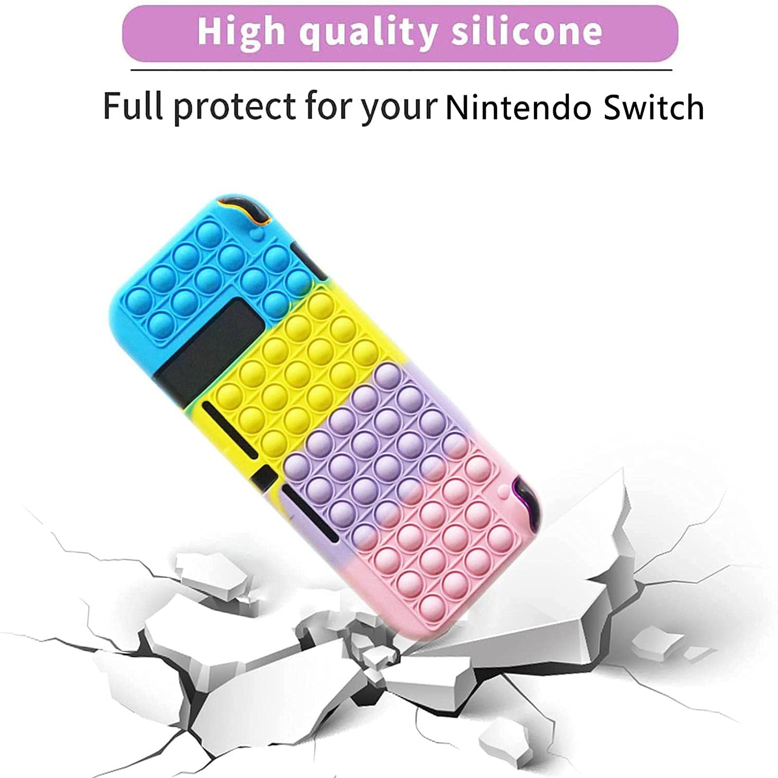 Premium Silicone Case for Nintendo Switch Lite - Lightweight, Anti-Slip, Shockproof & Scratch-Resistant Protection Cover - Perfect for Gaming On-The-Go, Travel & Everyday Use
