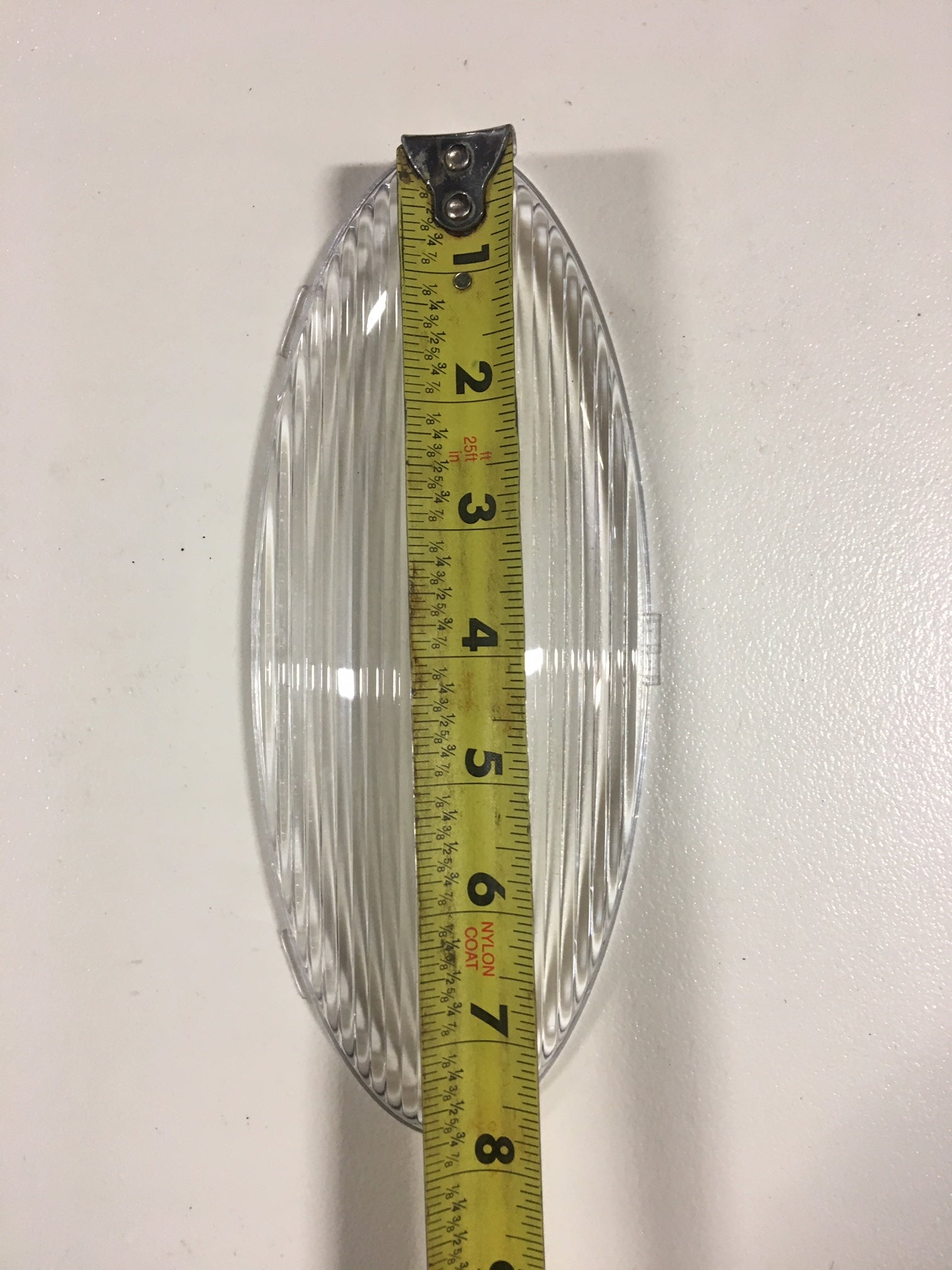 Lens Clear for Oval Black Scare Light L8114 - Replacement Part for Outdoor Security Lighting | Perfect for Garden, Yard, and Home Protection