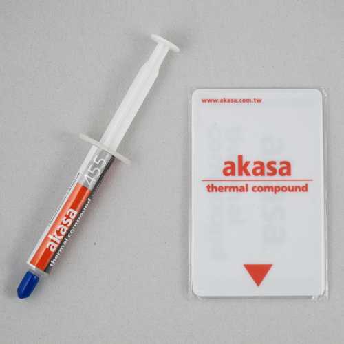 Akasa AK-455 5G High-Performance Thermal Paste for CPU & GPU Cooling - Enhanced Heat Conductivity, Non-Conductive Silicone Compound - Perfect for PC Builds, Gaming Rigs, and Overclocking Systems