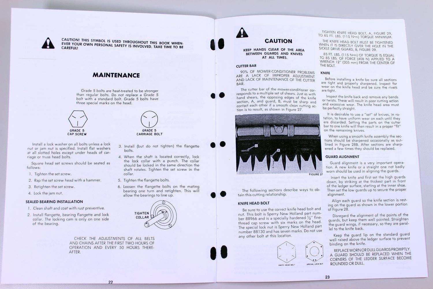 New Holland 488 Haybine Mower-Conditioner Service & Operator's Manual - Complete Guide for Maintenance, Repair & Operation | Perfect for Farmers & Agricultural Equipment Owners