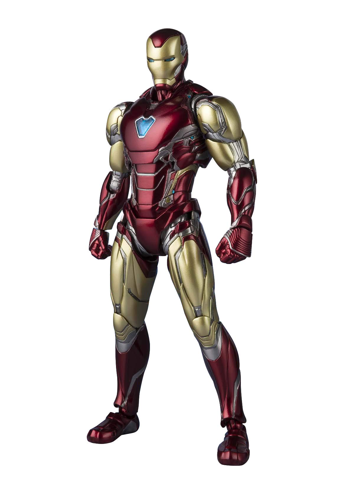 Bandai S.H. Figuarts Iron Man Mark 85 Action Figure - Avengers Endgame Collectible for Display & Cosplay