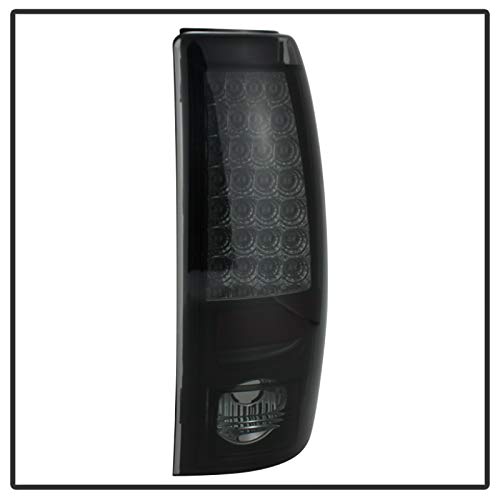 Spyder Auto Spyder 5078025 LED Tail Lights - Black Smoke for 2003-2006 & 2007 Classic Chevy Silverado 1500/2500 (Excludes Stepside Models) | Upgrade Your Truck's Style & Night Visibility