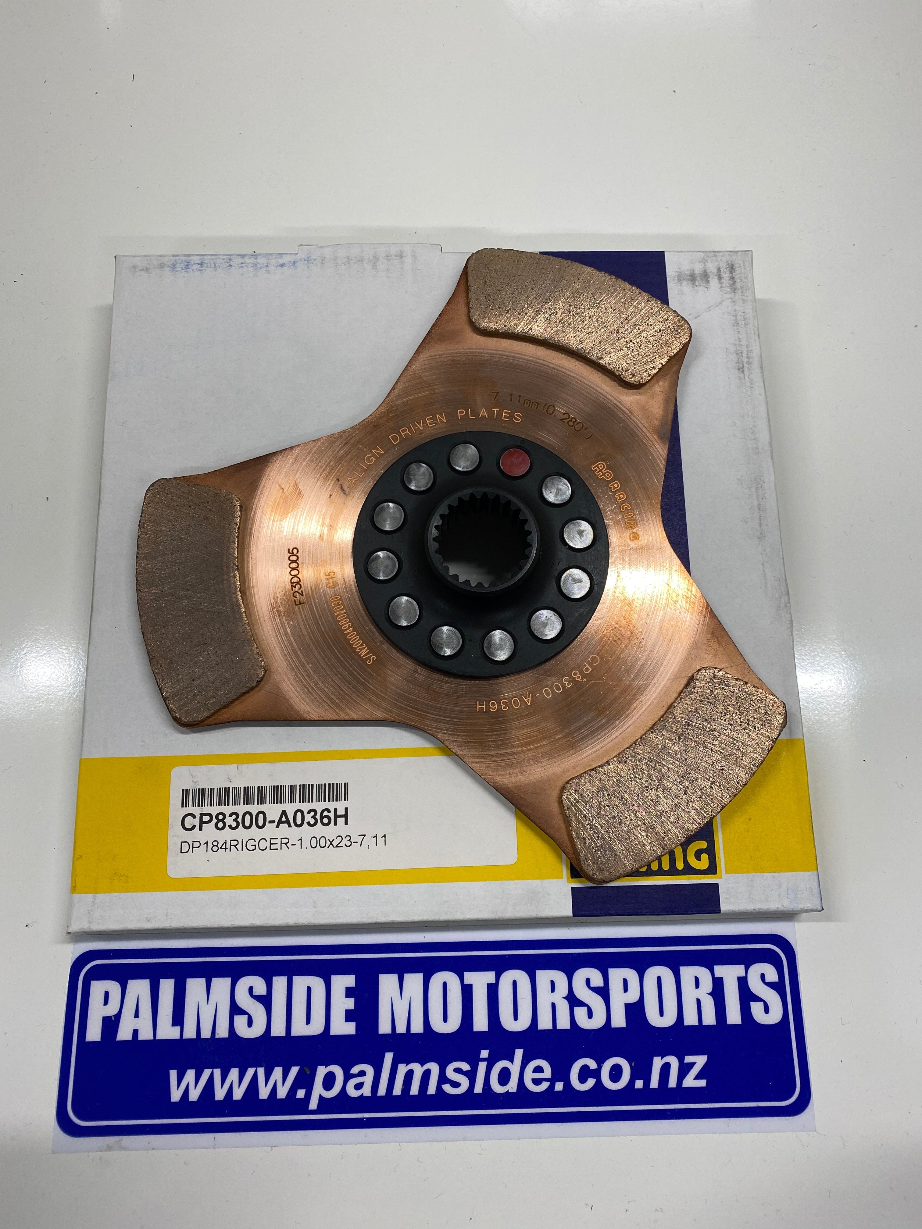 AP Performance Clutch Plate 184mm Button 1 x 23 x 7.11mm - High-Performance Replacement for Racing & Street Cars - Perfect for Track Days, Drag Racing & Performance Upgrades