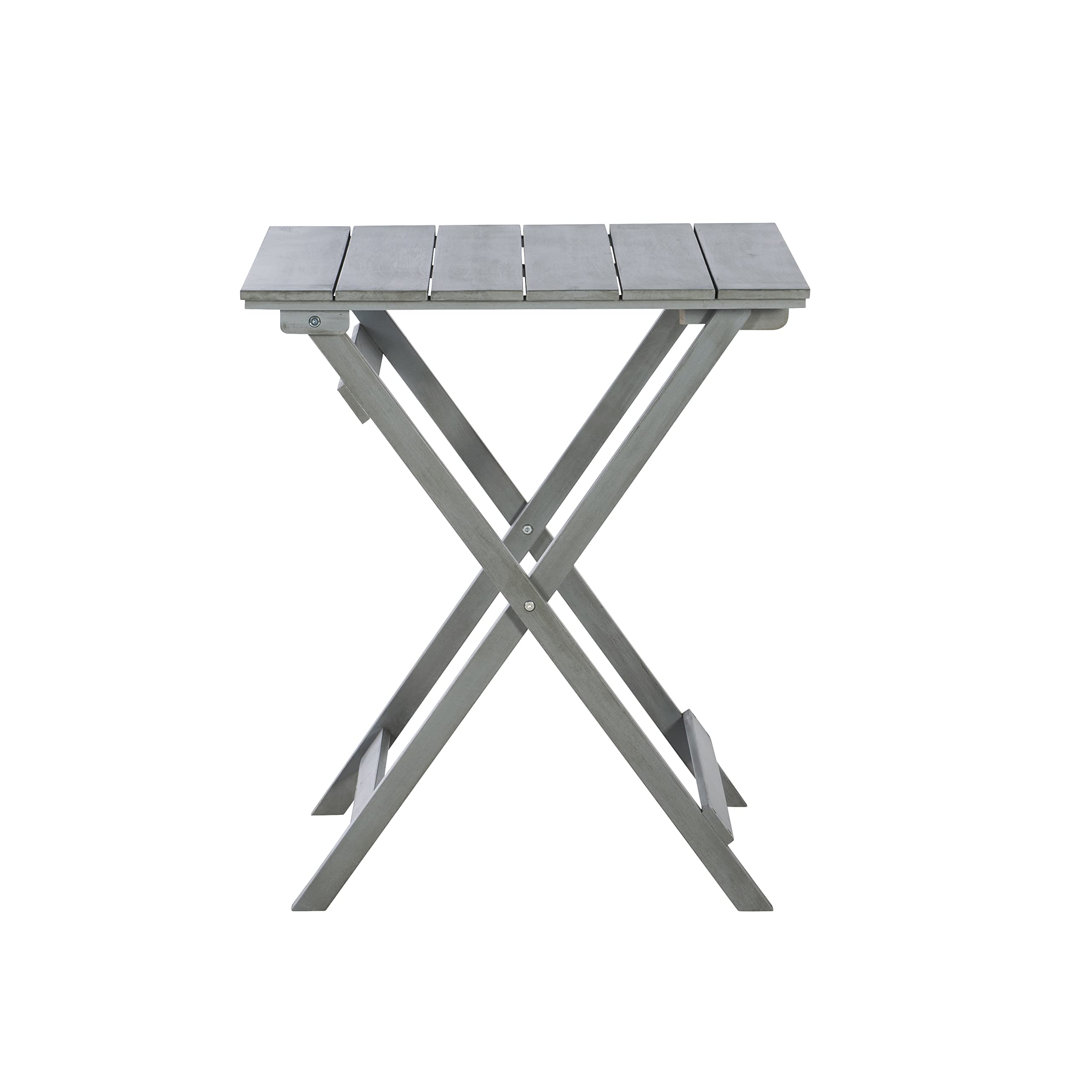 Linon Home Décor Caitlyn Gray 3-Piece Square Coffee Table Set for Living Room, Lounge & Office - Modern Side Tables with Storage Shelf
