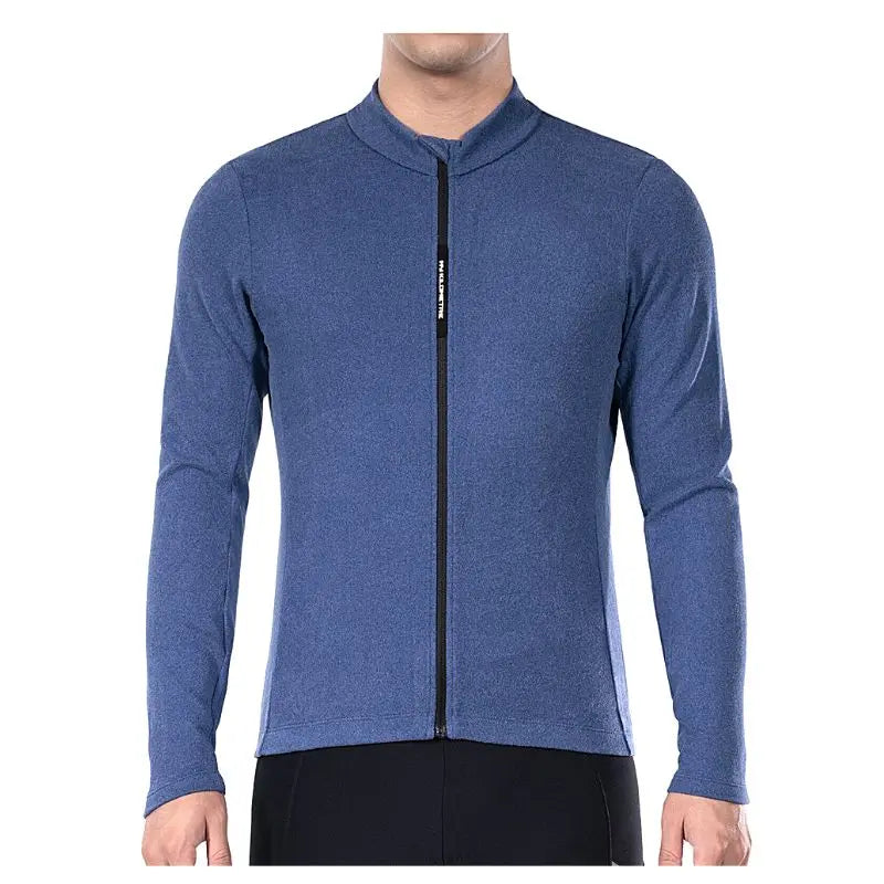 Men's Windproof Thermal Fleece Cycling Jacket - Winter Bike Riding Gear for Outdoor Sports & Commuting