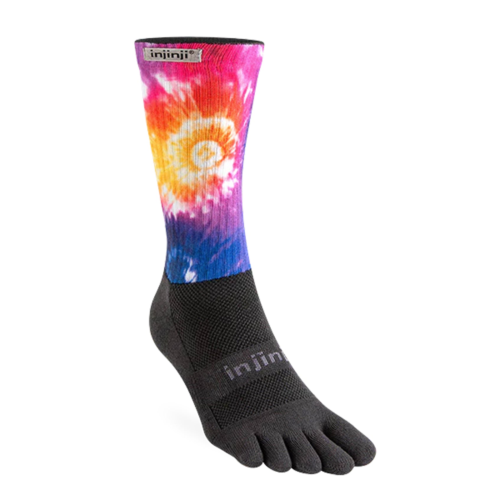 Unisex Injinji Trail Midweight Crew Socks - The Courtney Crew - Moisture-Wicking Hiking & Running Socks for Men & Women - Perfect for Outdoor Adventures, Trail Running & Long-Distance Hiking