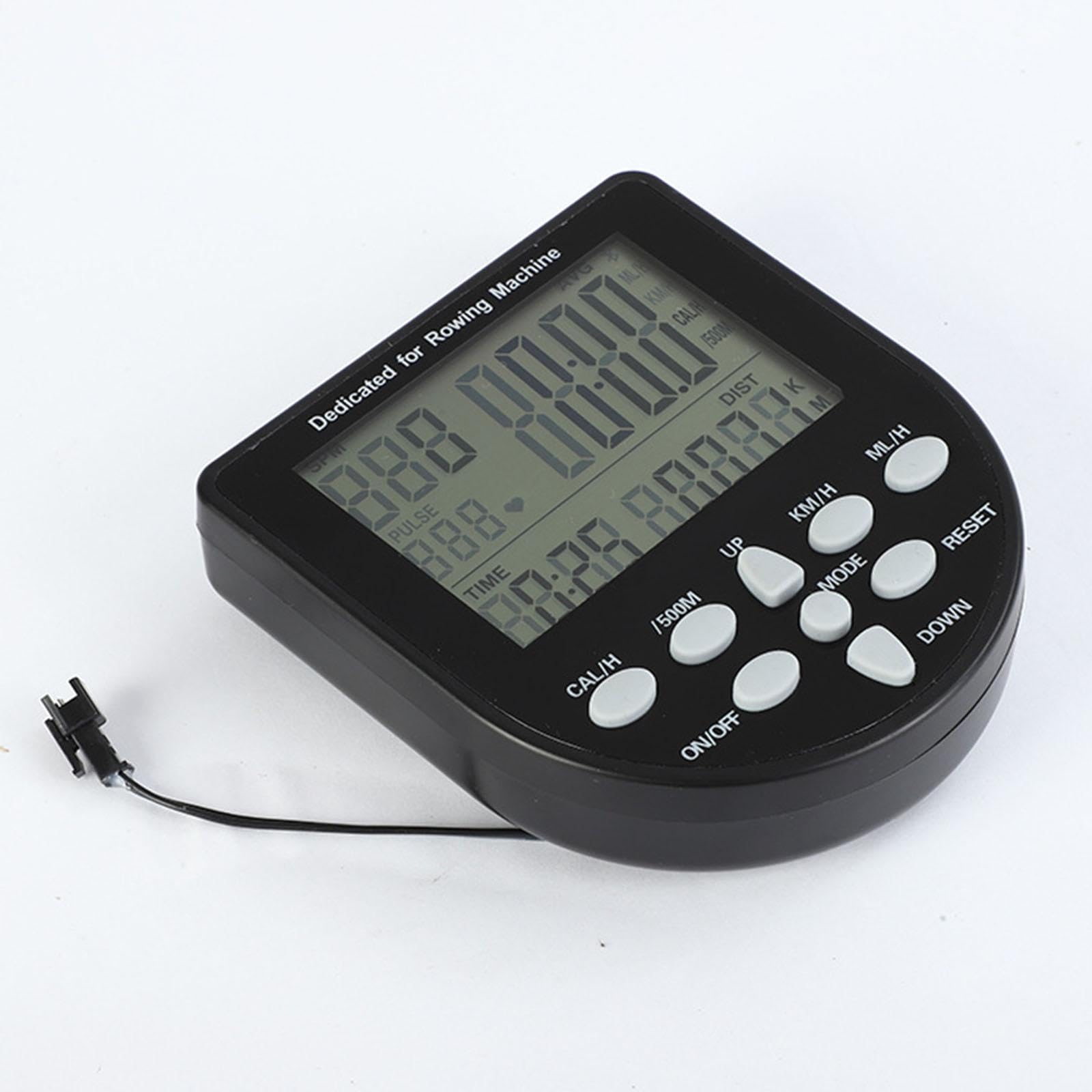 Premium Digital Rowing Machine Counter for Indoor Bikes, Treadmills & Exercise Equipment - Track Workouts for Home Gym & Cardio Training