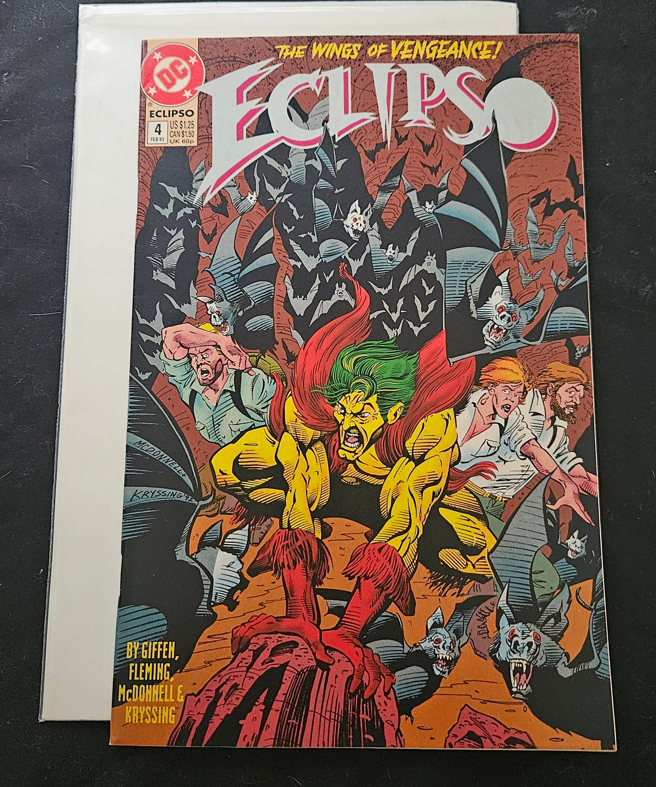 Eclipso #4: The Darkness Within - DC Comics 1992 Vintage Edition | Superhero Graphic Novel for Collectors & Fans | Perfect for Comic Book Enthusiasts & DC Universe Lovers