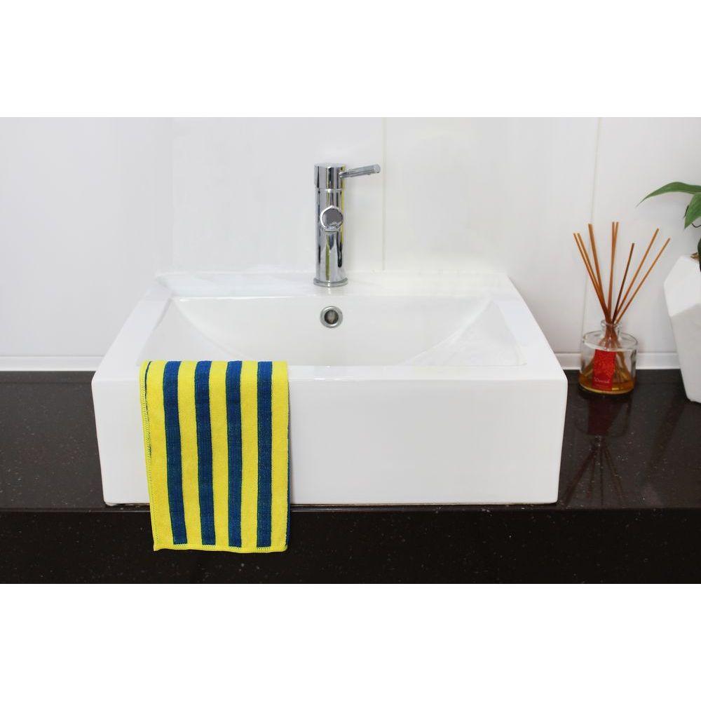 Premium White Magic Microfiber Bathroom Cleaning Cloth - Eco-Friendly, Super Absorbent & Reusable - Perfect for Bathroom, Kitchen & Glass Surfaces