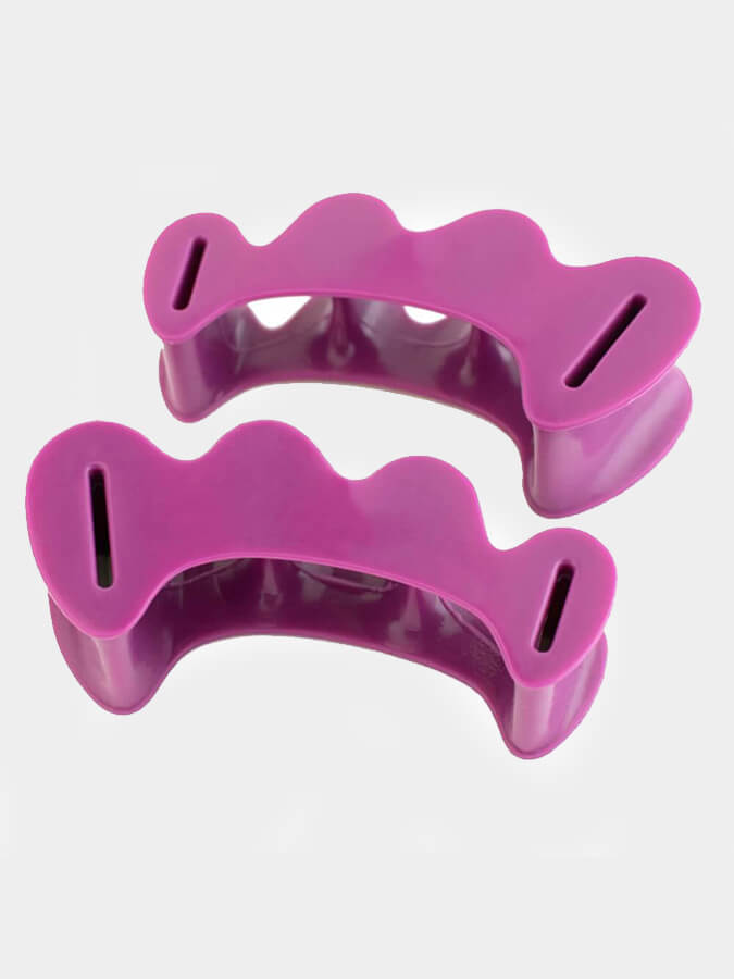 Correct Toes Alignment Toe Spacers - Natural Foot Pain Relief & Bunion Corrector for Barefoot Shoes, Yoga & Running - Improve Posture & Comfort