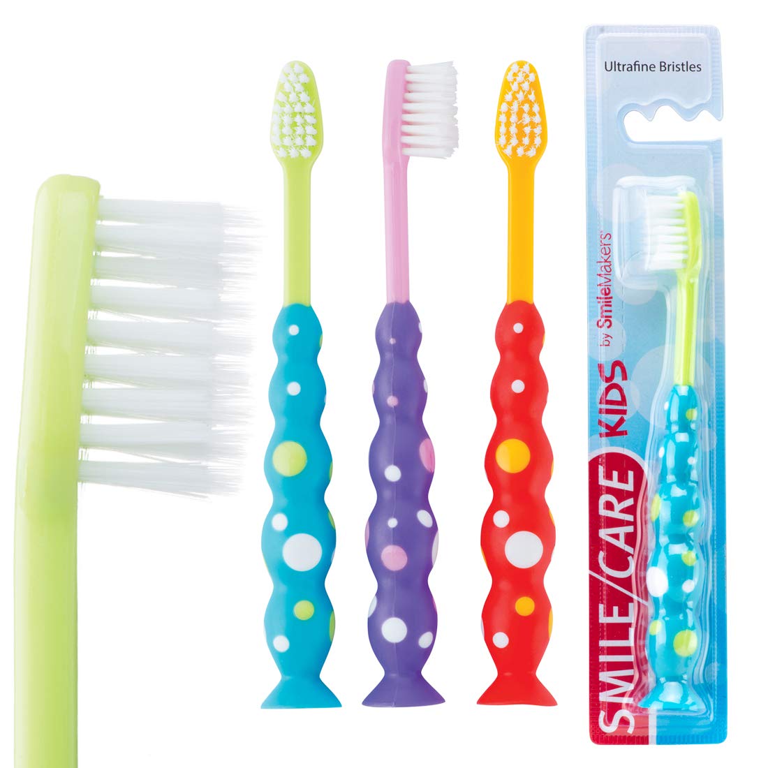 SmileCare Extra Soft Toddler Toothbrushes for Kids - Gentle Dental Hygiene for Babies & Children - Pack of 48 Ultra-Fine Bristle Toothbrushes - Perfect for Home, Travel & Daycare Use