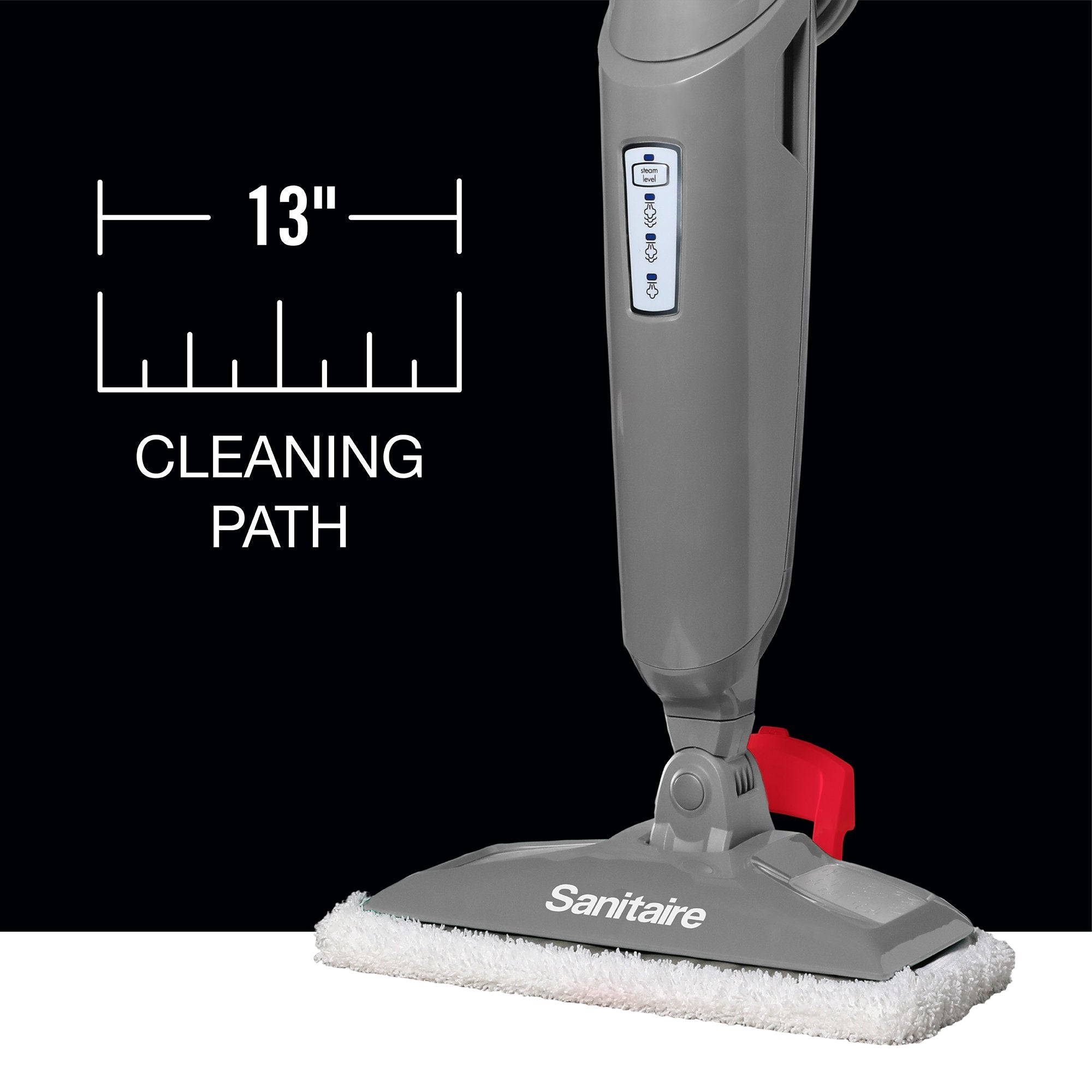 Sanitaire SC320A Steam Mop for Hardwood Floors & Tile - Powerful Cleaning with Steam for Pet Hair, Stains & Grime - Perfect for Home, Kitchen & Bathroom Cleaning