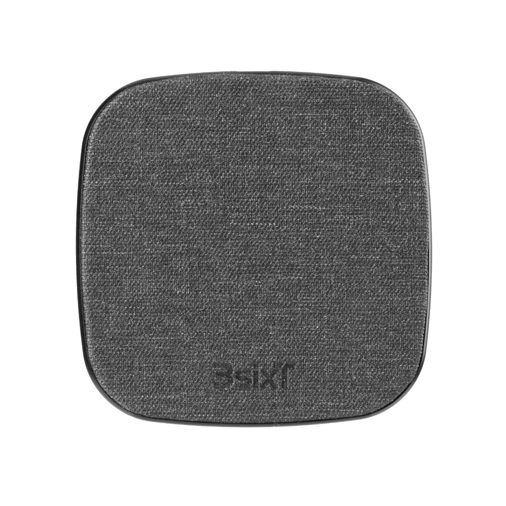3sixT 15W Fast Wireless Charger Stand - Single Qi-Certified Charging Pad for iPhone, Samsung Galaxy, AirPods (Black) | Perfect for Bedside, Office Desk & Nightstand Charging