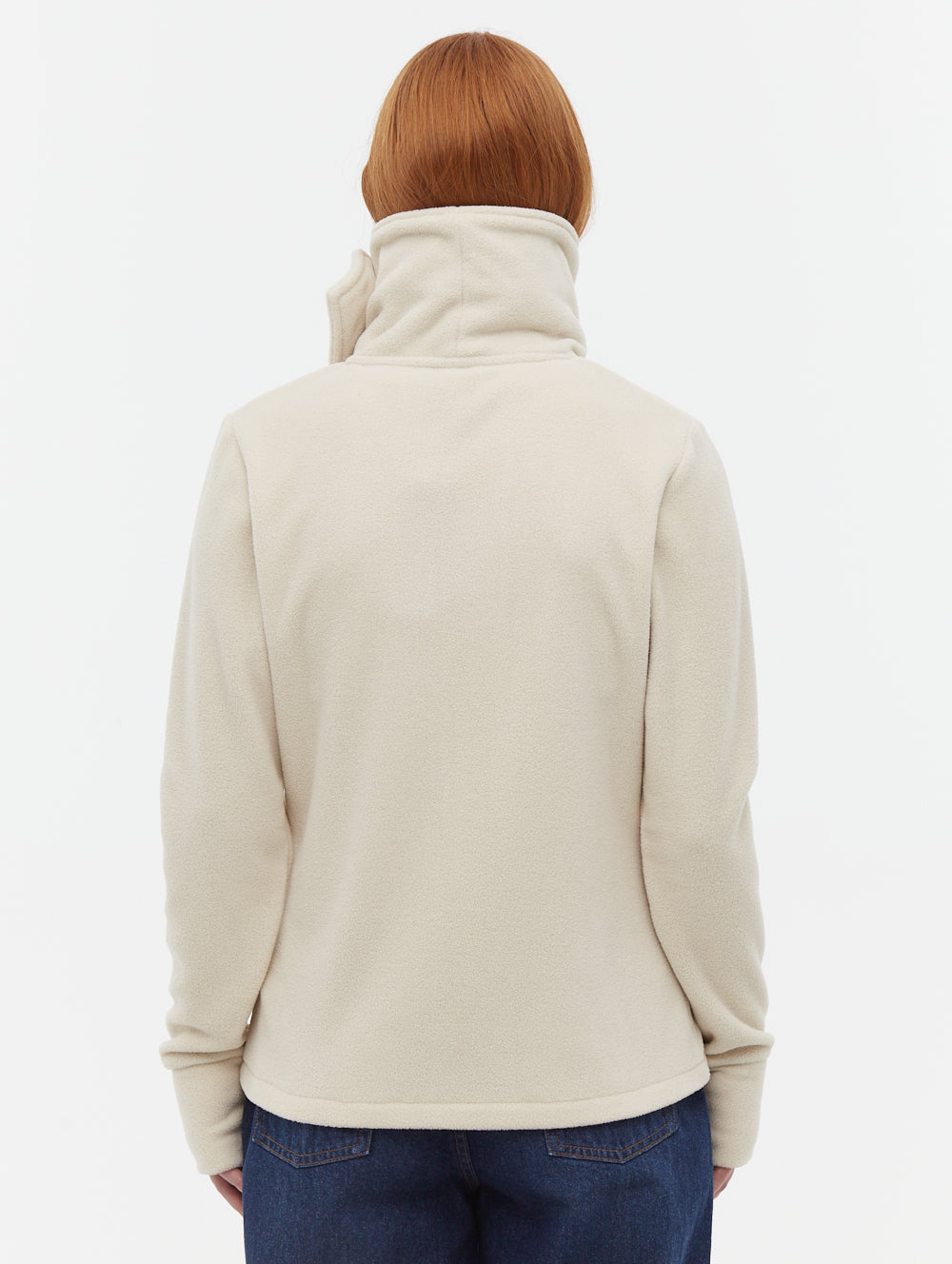 Women's Funnel Neck Zip Up Fleece Jacket - Soft Microfleece Winter Pullover for Outdoor Activities & Casual Wear