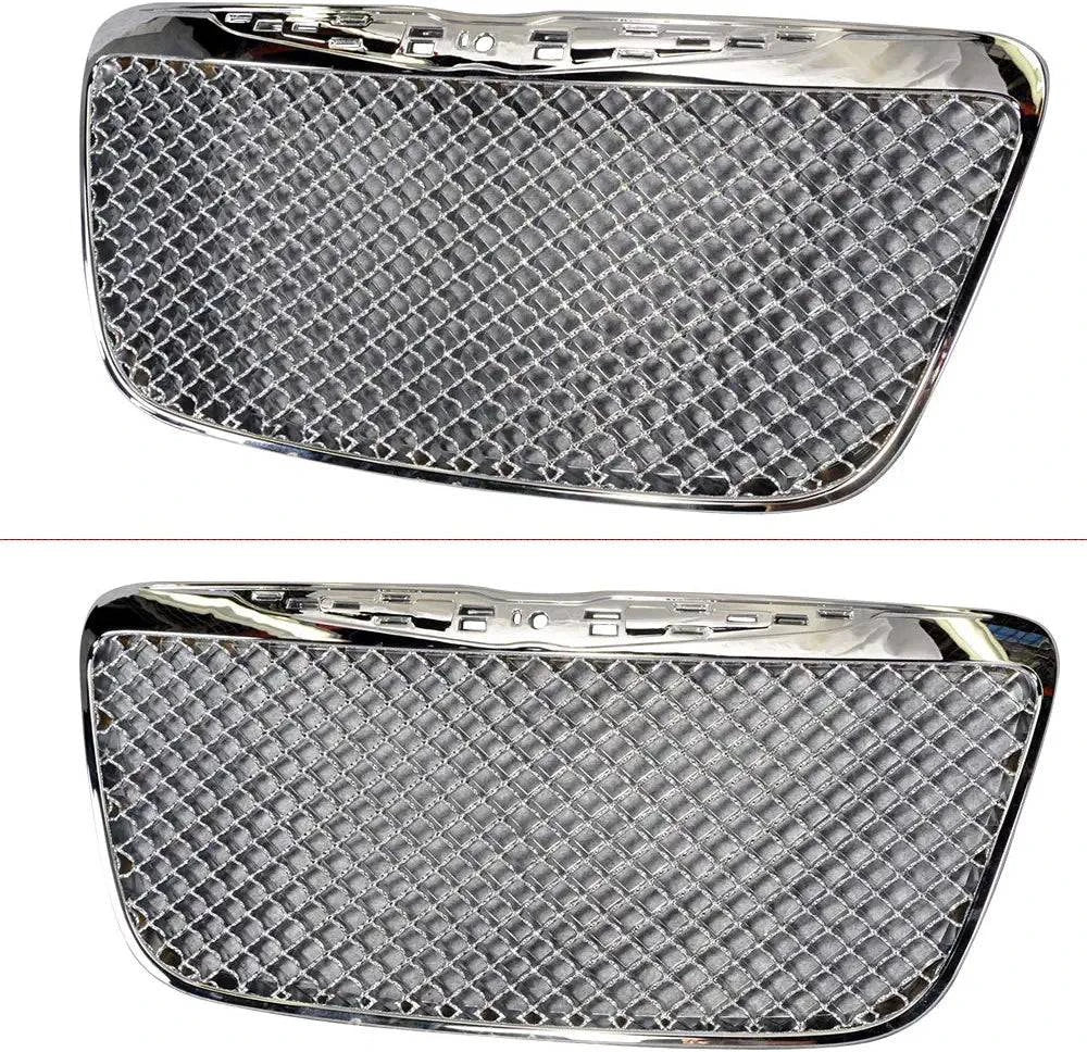 2011-2014 Chrysler 300 Base/C/S B Style Front Grille Chrome Replacement - Upgrade Your Car's Appearance for Street Style & Car Shows