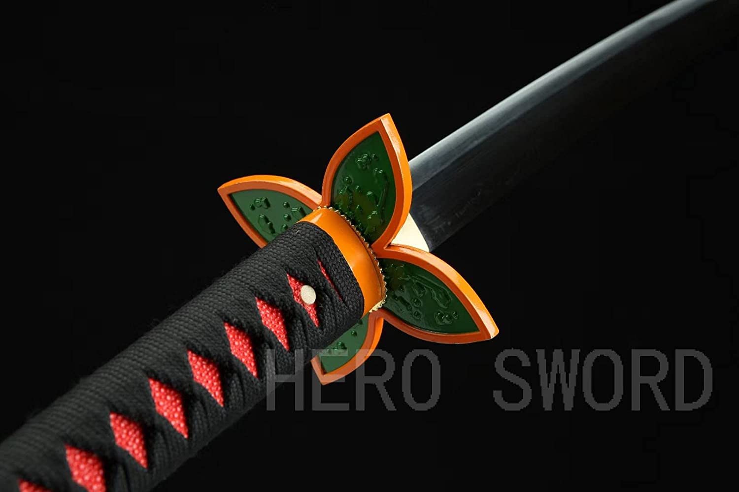 Demon Slayer Sword - Handmade 1060 Carbon Steel Samurai Katana with Full Tang Sharp Blade | Japanese Anime Cosplay Sword | Real Metal Weapon for Collectors, Martial Arts & Anime Enthusiasts | Perfect for Cosplay, Display & Training