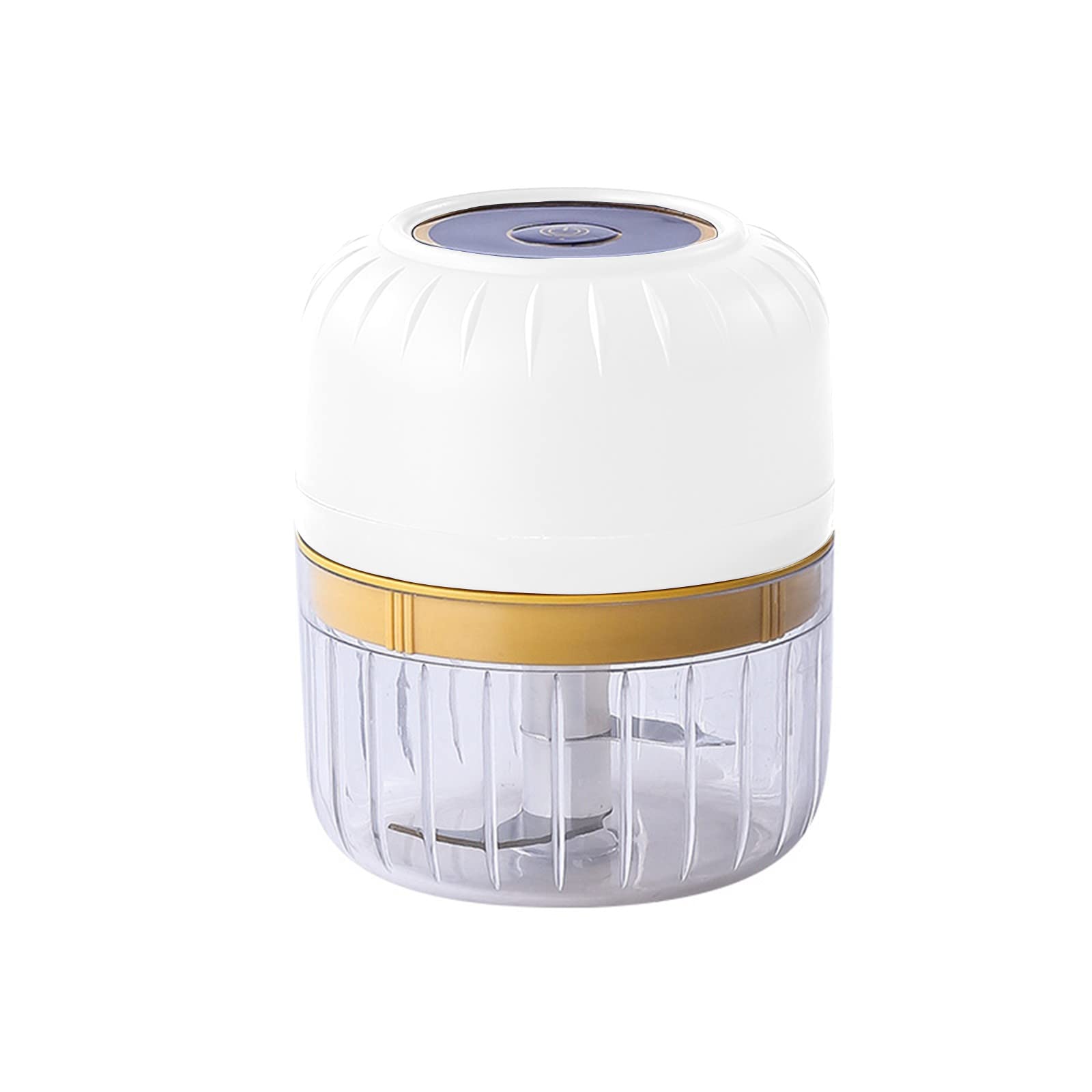100ml Baby Food Maker - Electric Baby Food Processor & Mini Food Chopper for Garlic, Veggies, Dicing, Mincing & Puree - Wireless Portable Grinder & Baby Food Mills (White) - Perfect for Home Cooking, Travel & On-the-Go Parents