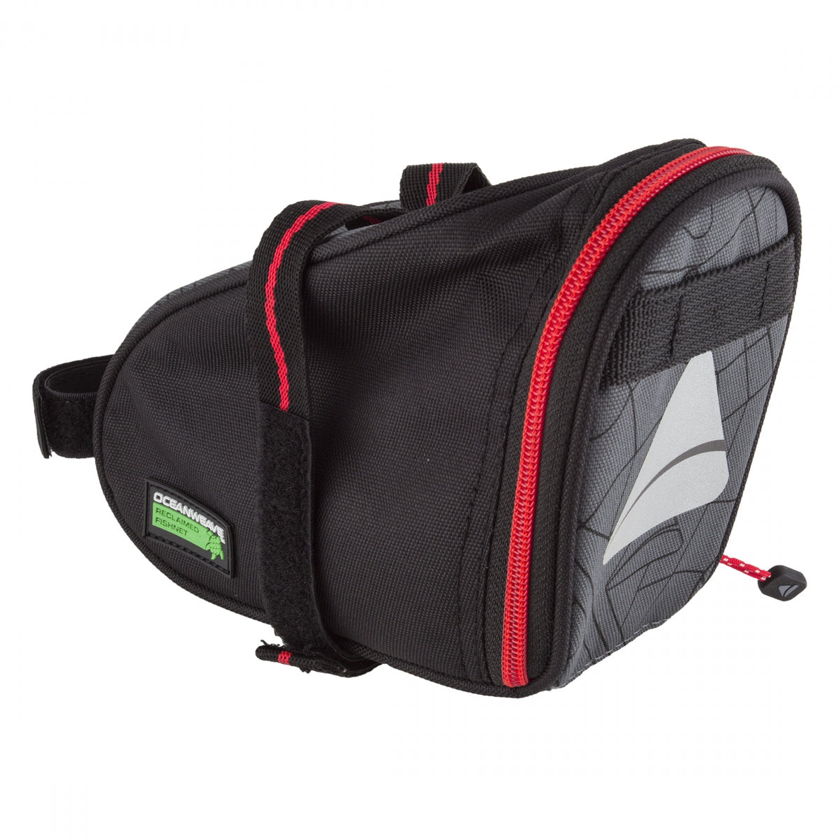 Axiom Seymour Oceanweave Wedge 1.3 Saddle Bag - Waterproof Bike Bag for Cycling, Commuting & Outdoor Adventures - Black