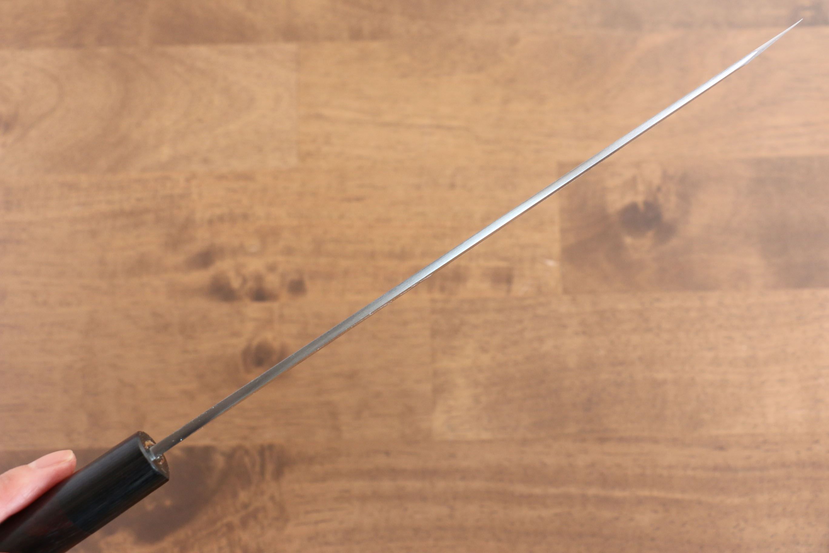 Premium Jikko White Steel No.2 Kiritsuke Yanagiba 240mm - Japanese Chef Knife with Ebony Handle for Sushi, Sashimi & Precision Cutting - Perfect for Professional Chefs & Home Cooks