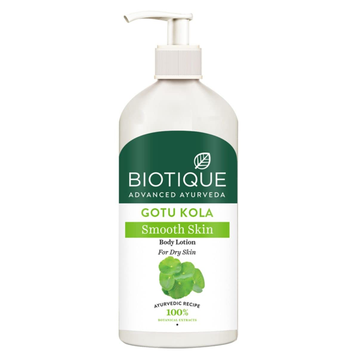 Biotique Gotu Kola Smooth Skin Body Lotion for Dry Skin - 300ml Hydrating Moisturizer with Natural Ingredients | Perfect for Daily Skincare Routine & Winter Dryness Relief