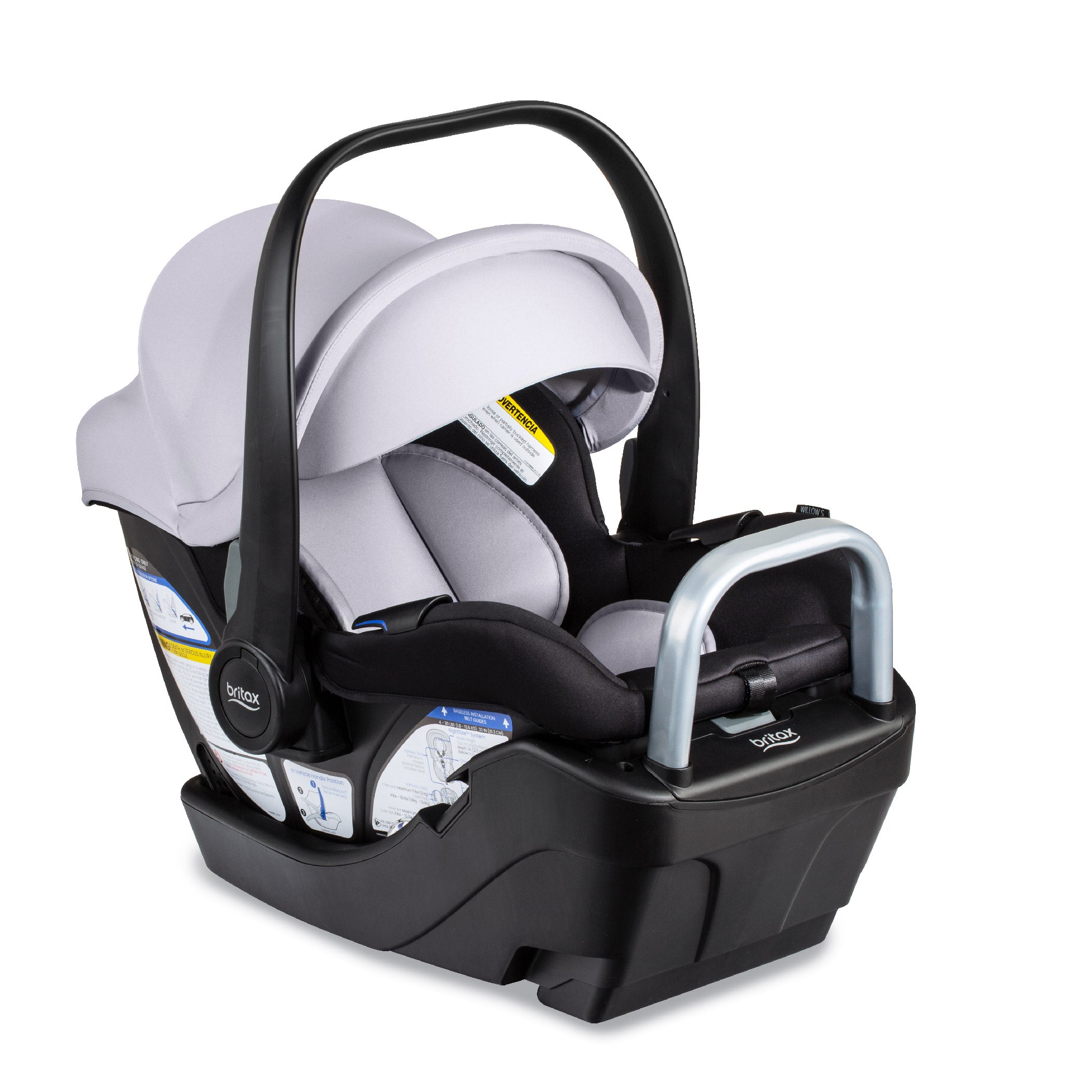 Britax Willow S Infant Car Seat with Alpine Base - ClickTight Rear Facing Safety System for Newborns | Lightweight & Easy Installation | Perfect for Travel, Daily Commute & Family Road Trips